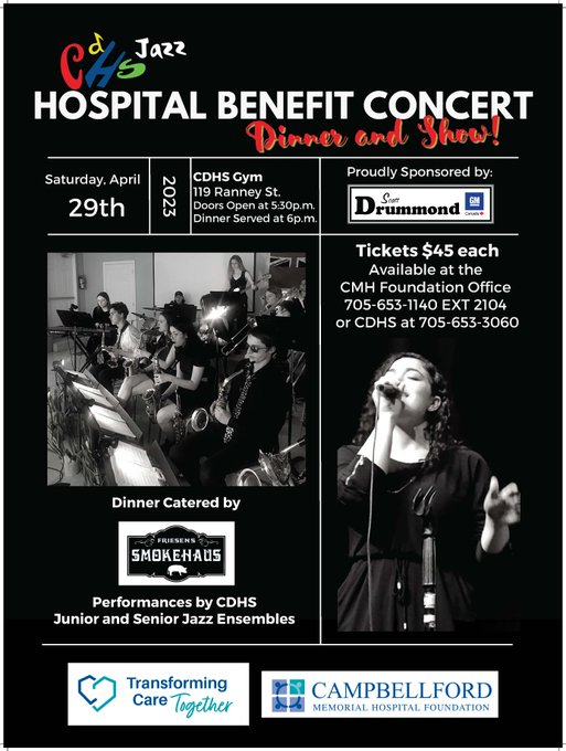 CDHS Jazz Hospital Benefit Concert- Sat. Apr. 29th